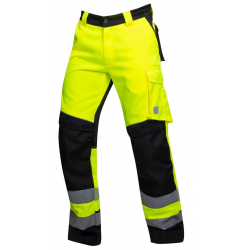 Pantalon de travail Ardon Signal rétroréfléchissant jaune et noir en taille 2XL