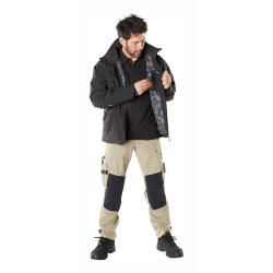 Veste grand froid ultimate strech avec doublure climascot noir