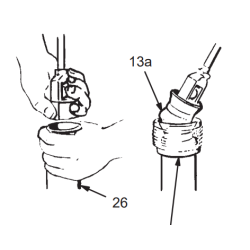 Outil spécial pour le montage des joints de piston