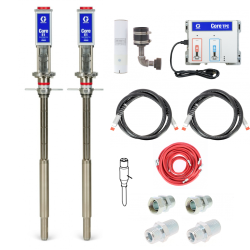 Kit 2 pompes de transfert Core E1, TPC, câble CAN, flexibles d'air et à fluide

