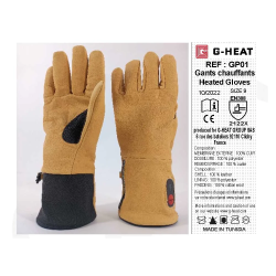 Gants de travail chauffants EN388 G-HEAT taille 7