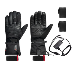 Gants de ski chauffants en cuir Evo-3 G-HEAT