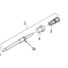 Kit de réparation 17V949 pour pistolet à trémie par gravitation