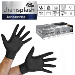 Gants risques chimiques 4098 Chemsplash en nitrile (x100)