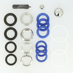 Kit de réparation de joints en cuir et en UHMWPE, pour bas de pompe Dura-Flo 900