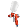 Pistolet à gravité Sagola Mini Xtreme + buse + chapeau d'air + godet