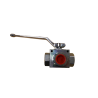 Vanne acier 3/2 en L 3/4" FF PS400 bars