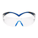 Lunettes à branches SecureFit 400 bleu - gris avec oculaire incolore
