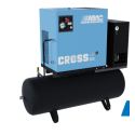 Compresseur à vis insonorisé de 30 m3/h 10 bars, monté sur réservoir de 200 litres avec sécheur d'air CROSS 500E 10 200