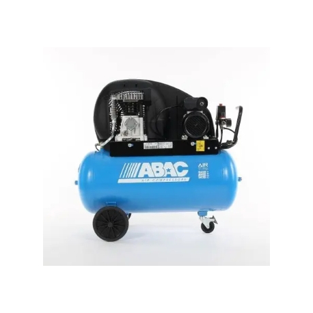 Compresseur à piston ABAC tri-phasé A29B CT2, 10 bar, 400V, réservoir 90L, 255L/min
