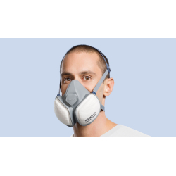 Demi-masque de protection avec filtres intégrés FFA1B1E1K1P3 R D MOLDEX Compact Mask (taille unique)