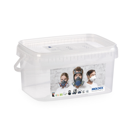 Boîte de stockage pour demi-masques MOLDEX Série 8000
