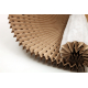Filtre Carton Plissé – avec média (ép 65mm) face brune