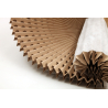 Filtre Carton Plissé – avec média (ép 65mm) face brune
