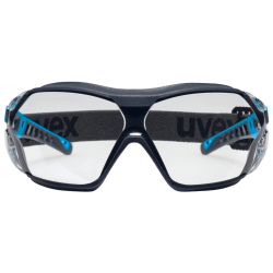 Lunettes à branches UVEX Pheos NXT Guard noir/bleu - avec bandeau