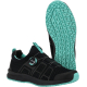 Chaussures de travail basses JALAS SPOC 5662 à BOA - noir et turquoise
