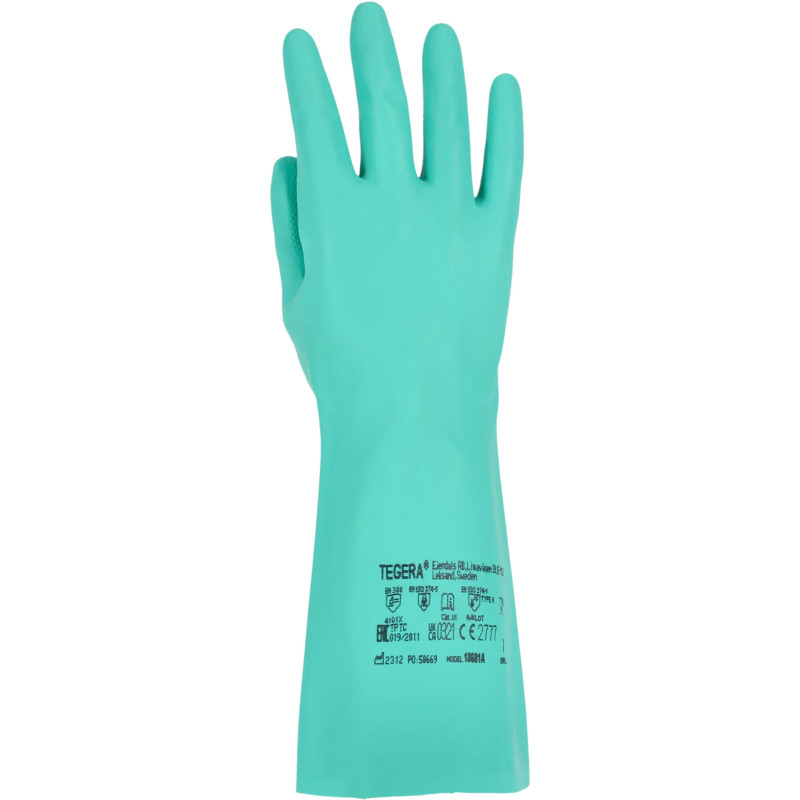 Gants de protection chimique TEGERA Chemforce 18601A (x12 paires)