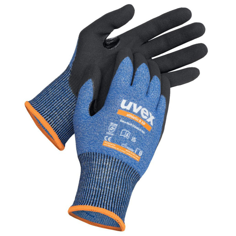 Gants uvex athletic B XP – Protection coupures, respirants et durables