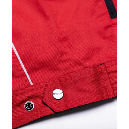 Veste de travail ARDON® SUMMER rouge – Légère, respirante et confortable