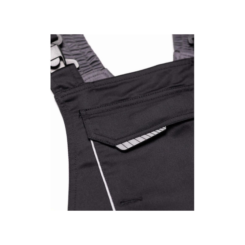 Salopette ARDON® SUMMER noire – Workwear ergonomique avec poche pour genouillères