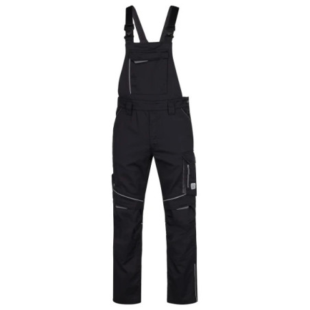 Salopette ARDON® SUMMER noire – Workwear ergonomique avec poche pour genouillères