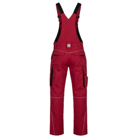Salopette ARDON® SUMMER rouge – Workwear ergonomique avec poche pour genouillères