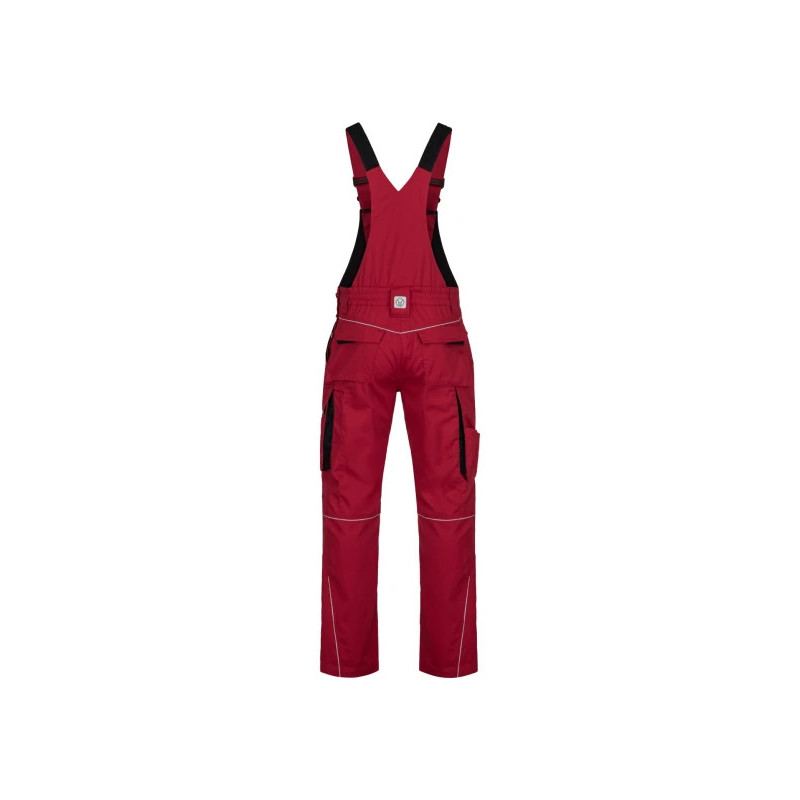 Salopette ARDON® SUMMER rouge – Workwear ergonomique avec poche pour genouillères