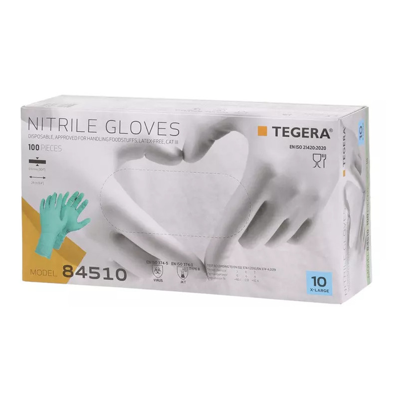 Gants jetables en nitrile Chemforce – Haute qualité, texturés et touchscreen