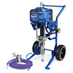 Pulvérisateur King PC 45:1, chariot haute résistance, complet