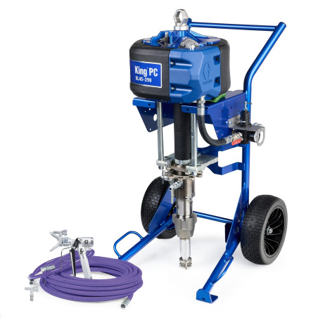 Pulvérisateur King PC 45:1, chariot haute résistance, complet