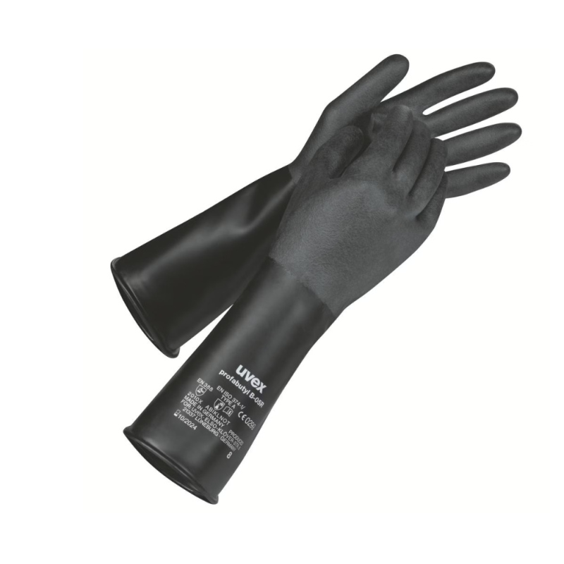 Gants de protection risques chimiques UVEX Profabutyl B-05R