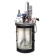 Agitateur Xtreme-Duty sur couvercle de fût avec élévateur et pompe d'alimentation inox 5:1 Monark