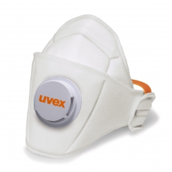 Masque antipoussière plaible UVEX Silv-Air 5210 FFP2 avec soupape taille S/M (x15)