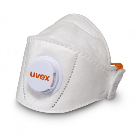 Masque antipoussière pliable UVEX Silv-Air 5210+ FFP2 avec soupape