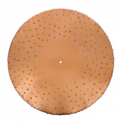 Disque métallique à bords recourbés diamètre 430 mm, grain 10