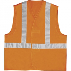 Gilet haute visibilité polyester montage baudrier GILP4